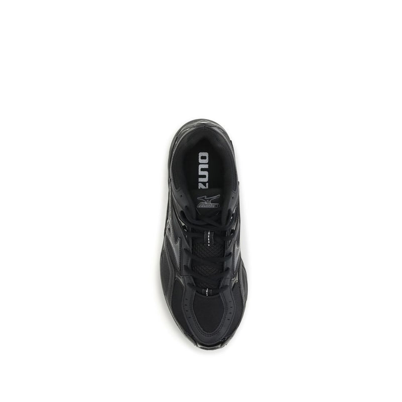 MIZUNO Black Fabric Athletic Sneakers