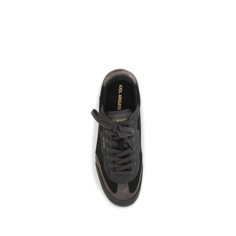 Axel Arigato Black Nubuc Leather Athletic Sneakers