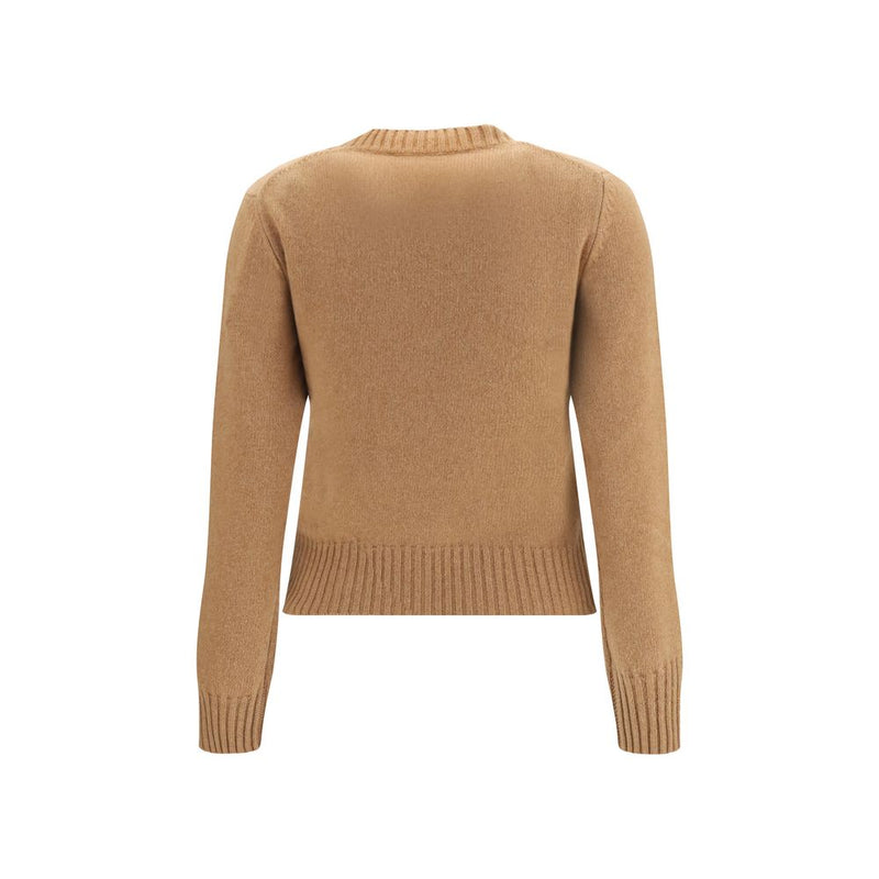 Ami Paris Brown Wool Oves Aries Sweatshirt
