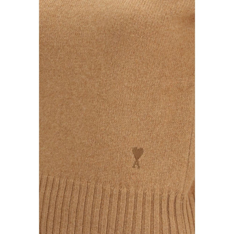 Ami Paris Brown Wool Oves Aries Sweatshirt
