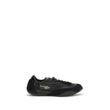 Y-3 Black Calf Leather Bos Taurus Athletic Sneakers