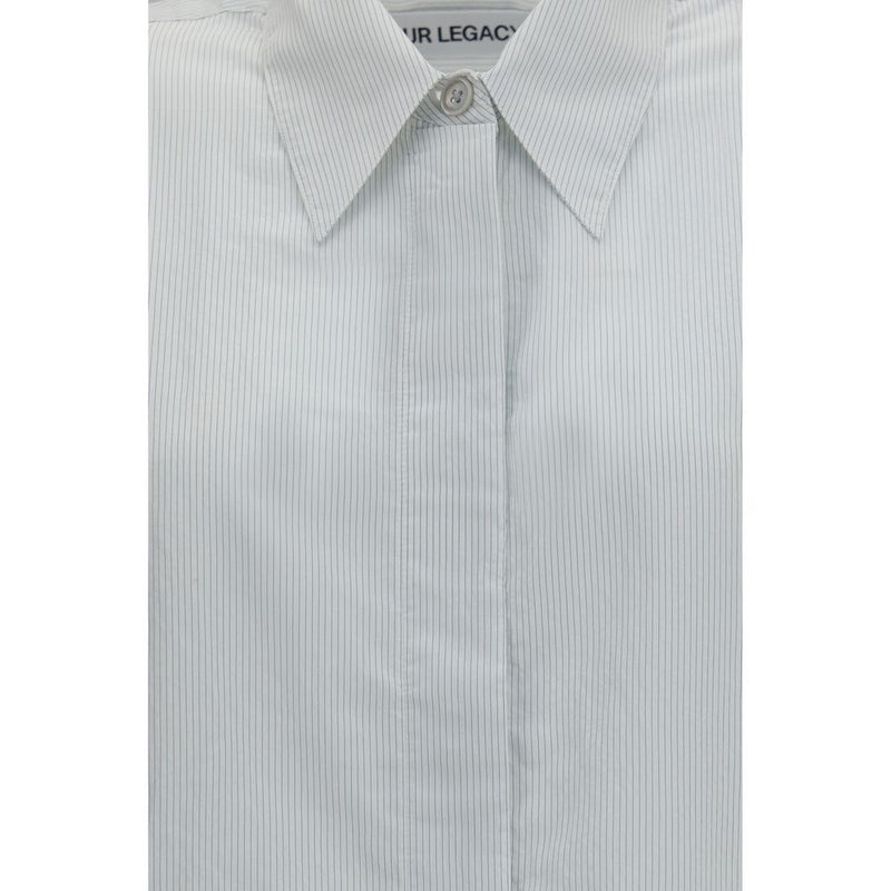 Our Legacy White Modal Pattern Shirt