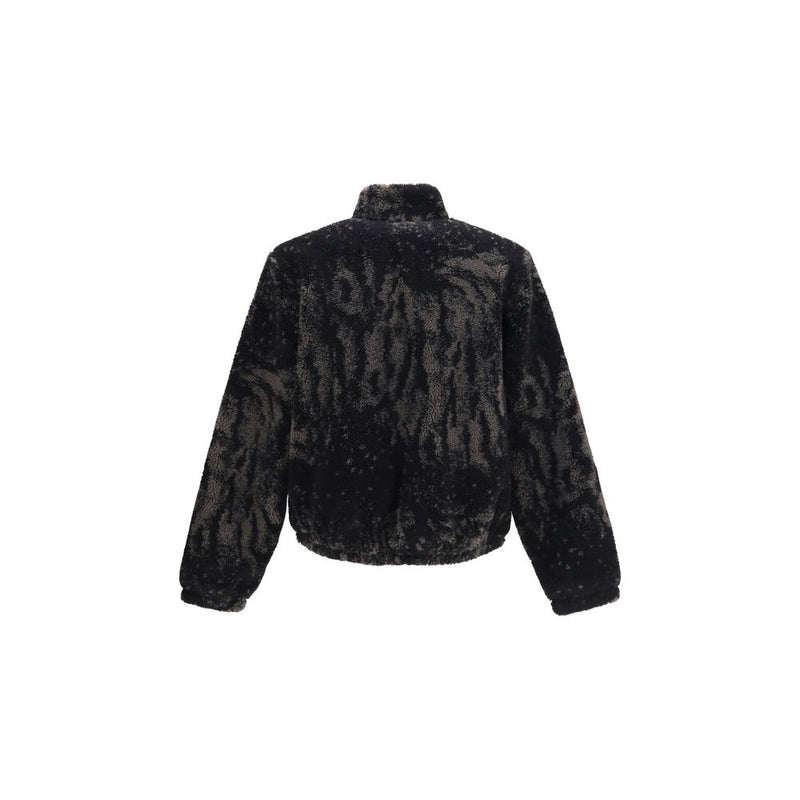 ROA Brown Polyester Full-Length Jacket
