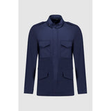 Autore Navy Blue Cotton Jacket