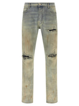 Amiri Beige Cotton Jeans Denim