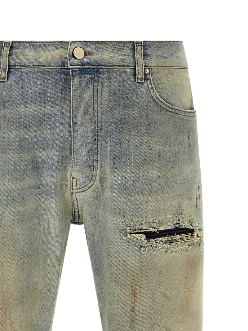 Amiri Beige Cotton Jeans Denim