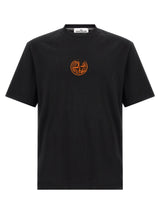 Stone Island Orange Cotton T-Shirt