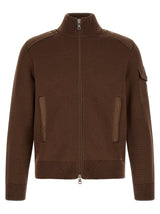 Moncler Brown Polyamide Cardigan