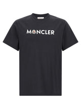 Moncler Blue Cotton T-Shirt