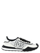 Dolce & Gabbana Bicolor Polyamide Athletic Sneakers