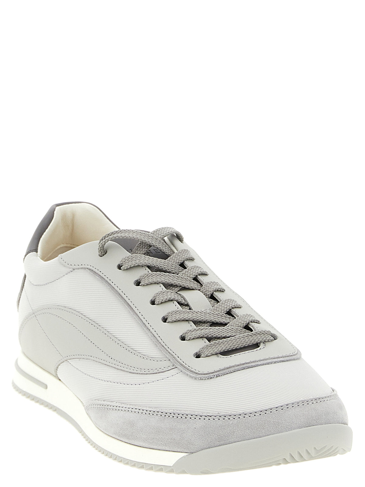 Brunello Cucinelli Gray Polyethylene Low Top Sneakers