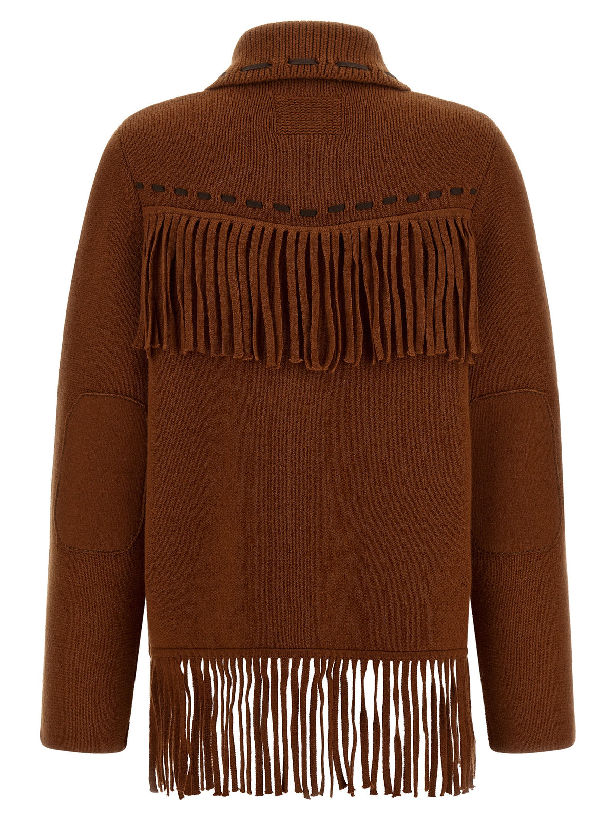Guest in Residence Brown Wool Full-Length Jacket