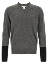 Comme Des Garçons Gray Wool Cardigan