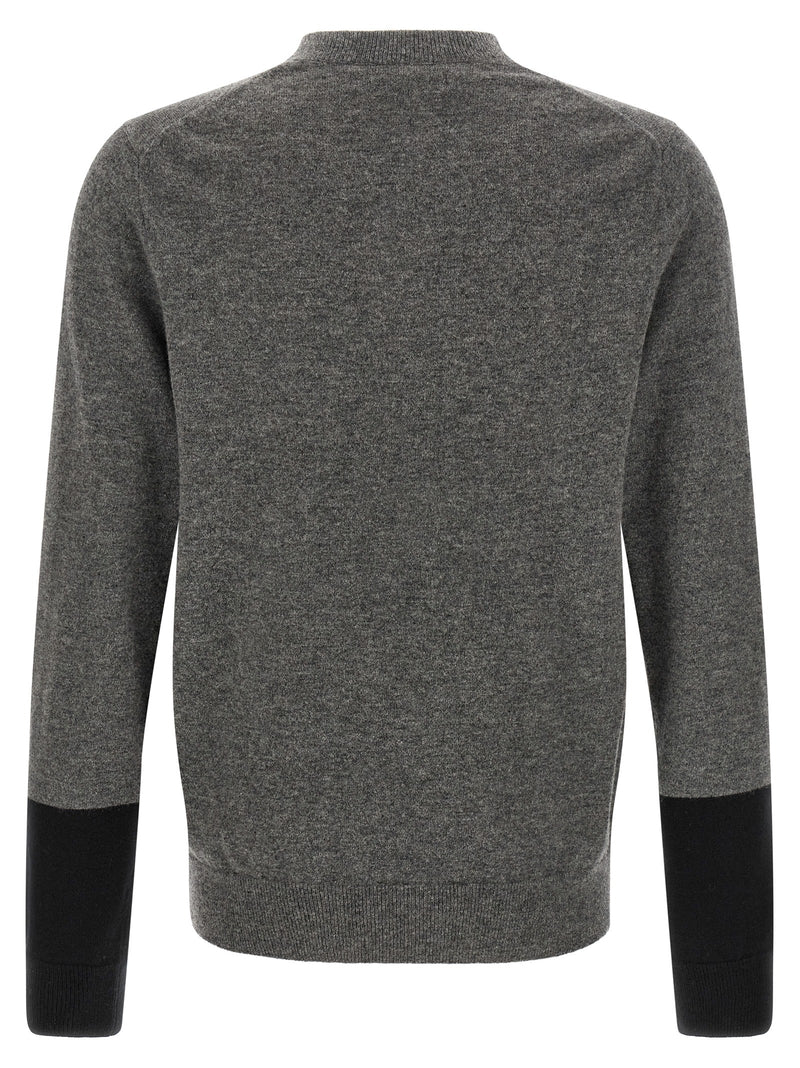 Comme Des Garçons Gray Wool Cardigan