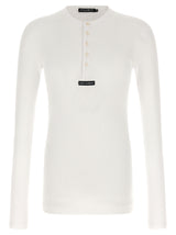Dolce & Gabbana White Cotton T-Shirt