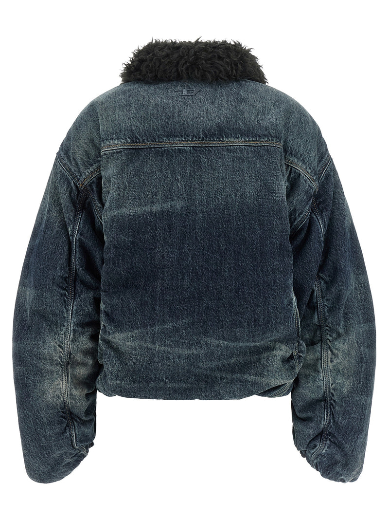 Diesel Blue Cotton Denim Jacket