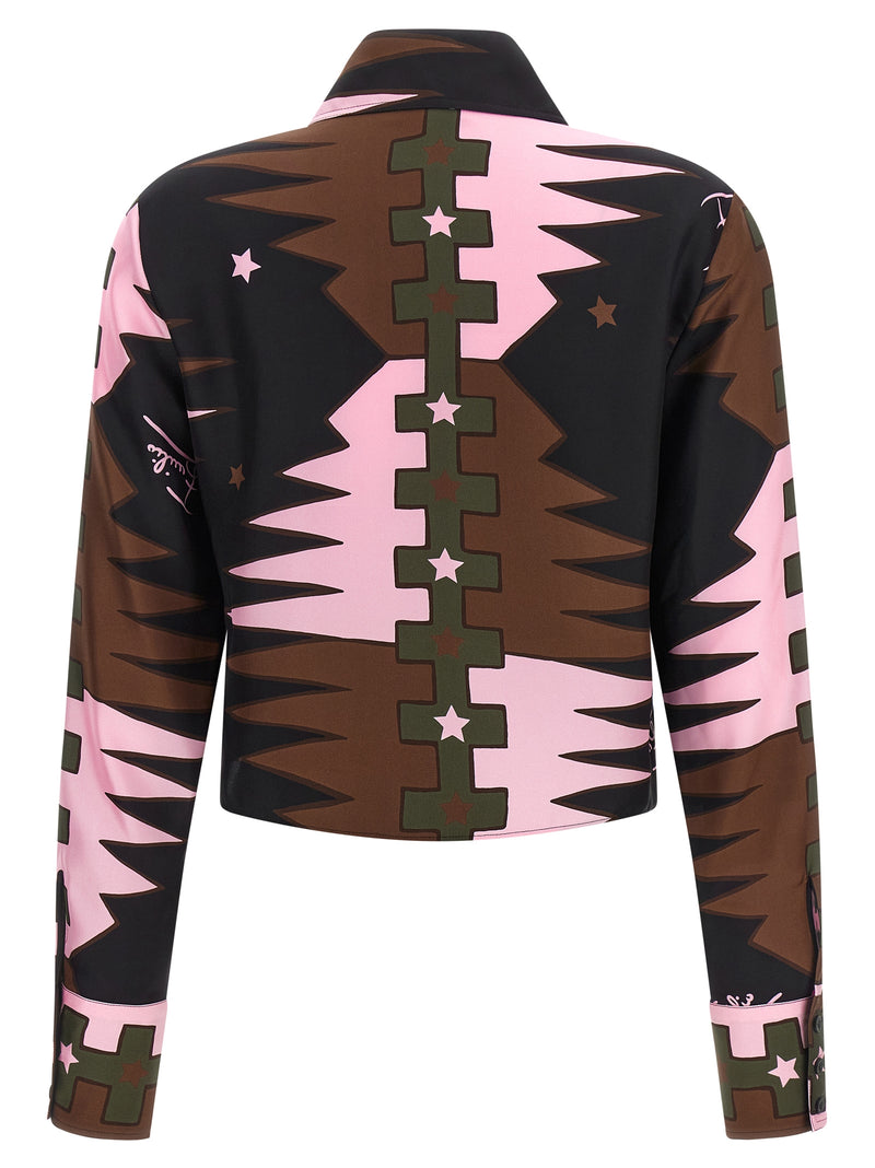 Emilio Pucci Multicolor Silk Blouse
