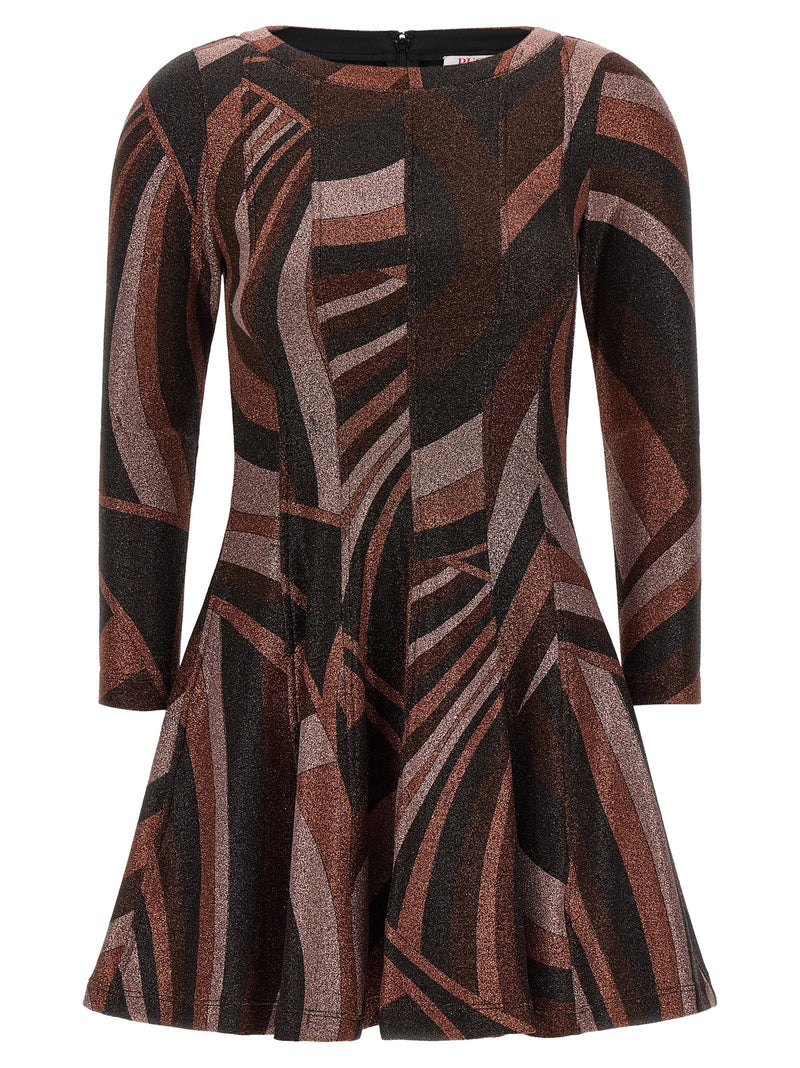 Emilio Pucci Bordeaux Polyamide Short Dress