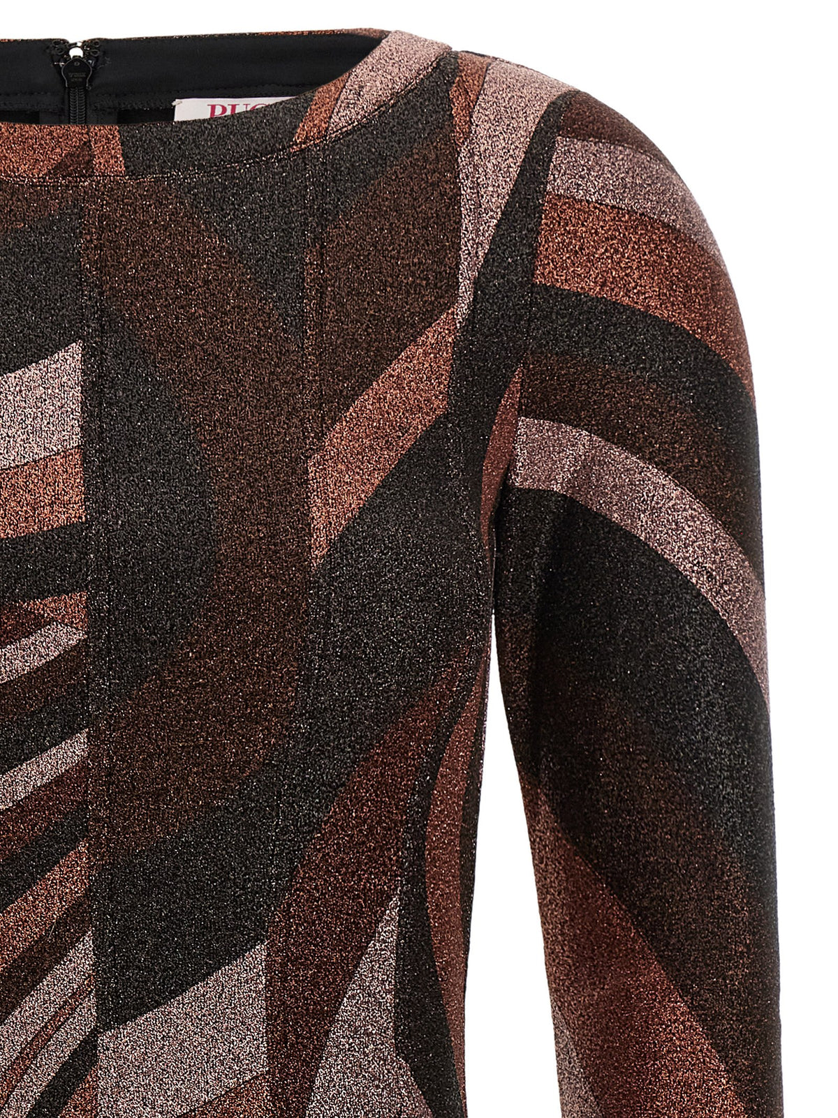 Emilio Pucci Bordeaux Polyamide Short Dress