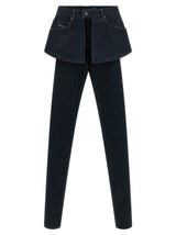 Diesel Blue Cotton Skinny Jeans