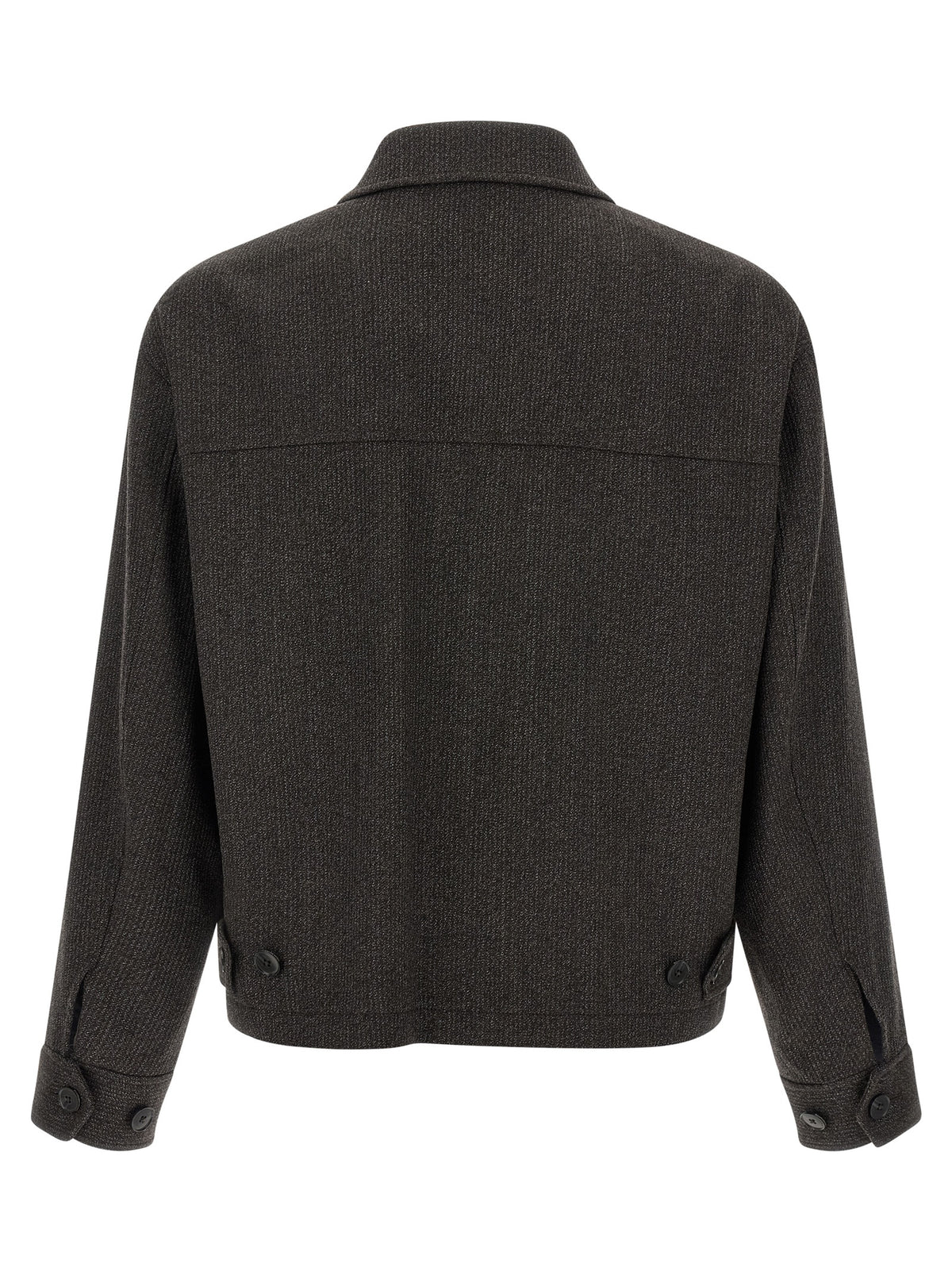MFPEN Brown Wool Full-Length Jacket