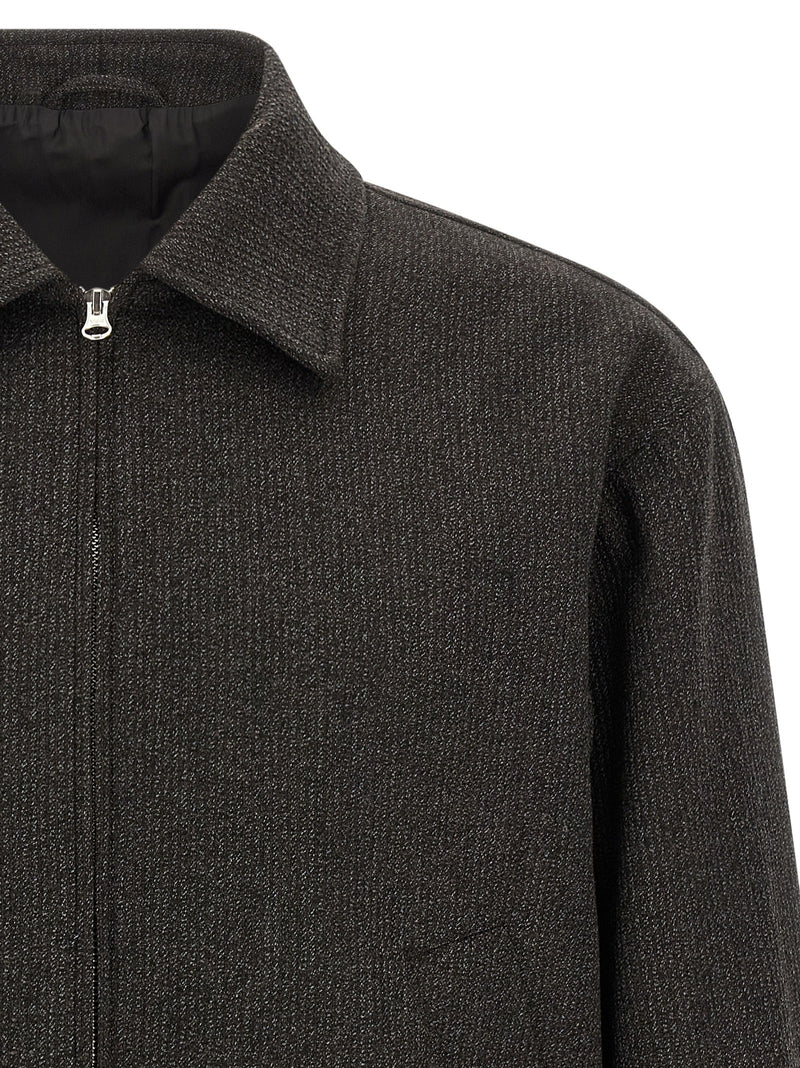 MFPEN Brown Wool Full-Length Jacket