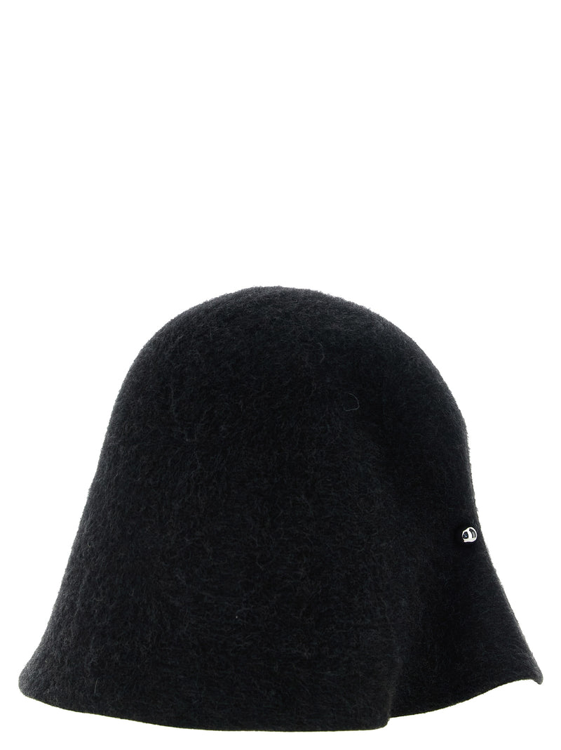 Jacquemus Black Merino Wool Hat