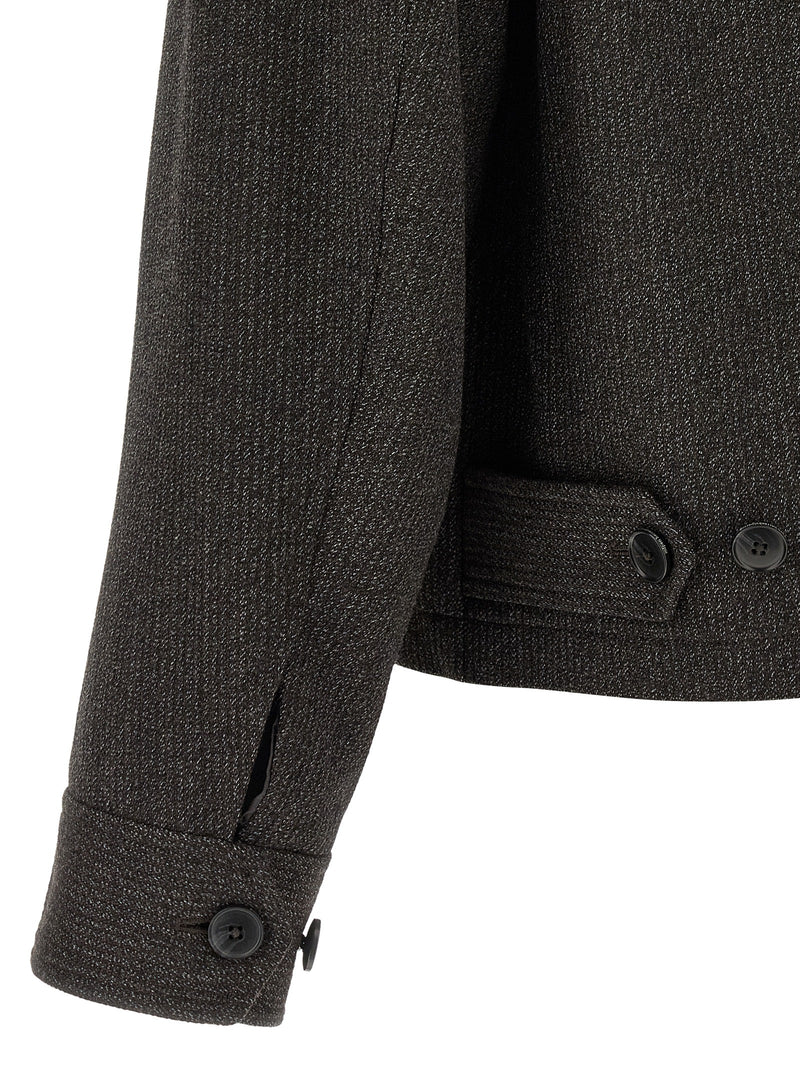 MFPEN Brown Wool Full-Length Jacket