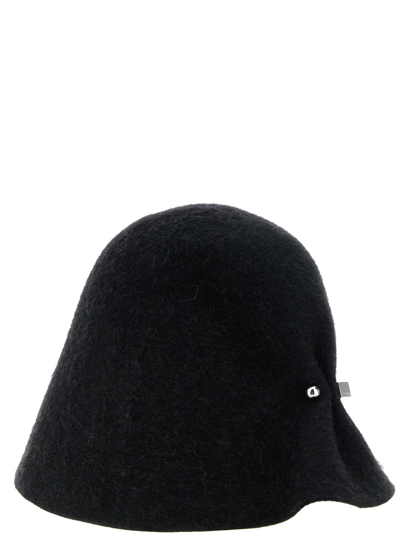 Jacquemus Black Merino Wool Hat