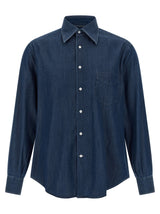 Brunello Cucinelli Blue Cotton Blouse