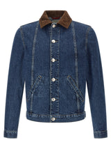 Brunello Cucinelli Blue Cotton Denim Jacket
