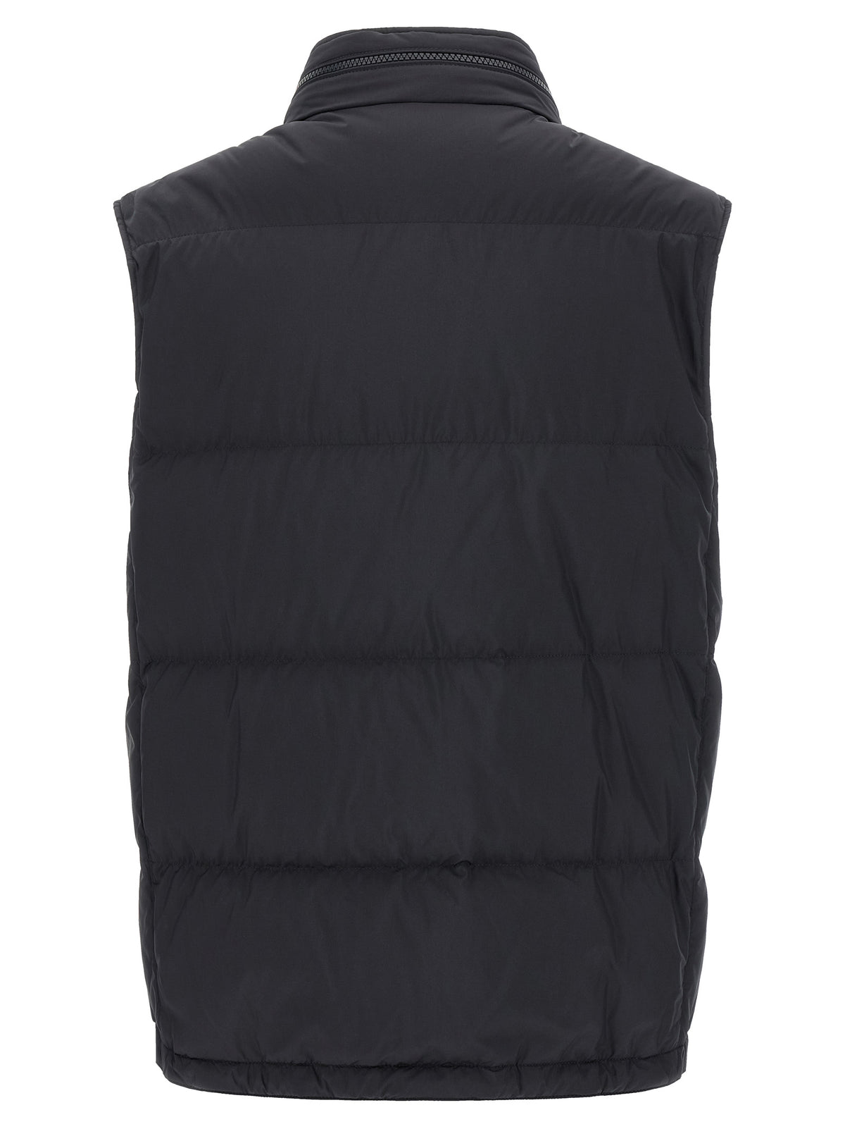 Brunello Cucinelli Blue Polyester Sleeveless Jacket