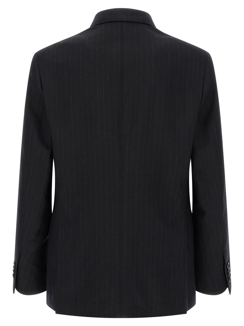 Lardini Blue Virgin Wool Two-Piece Suit