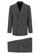 Lardini Gray Virgin Wool Two-Piece Suit