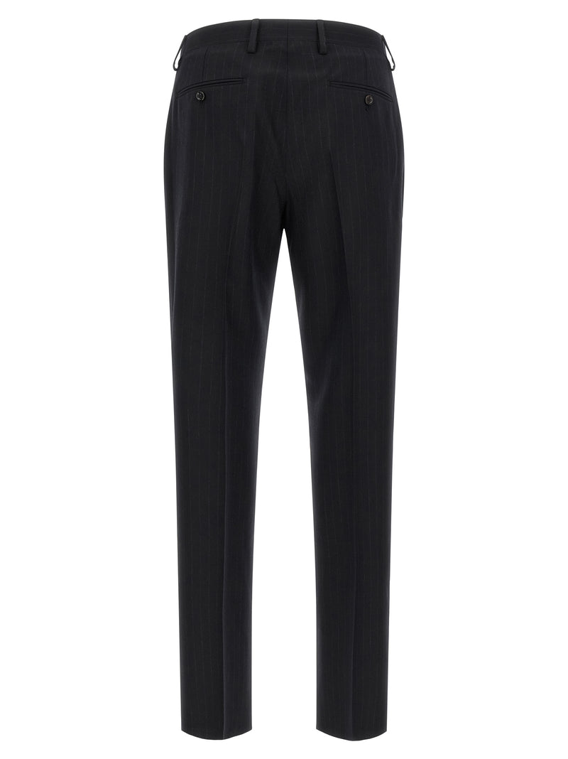 Lardini Blue Virgin Wool Two-Piece Suit