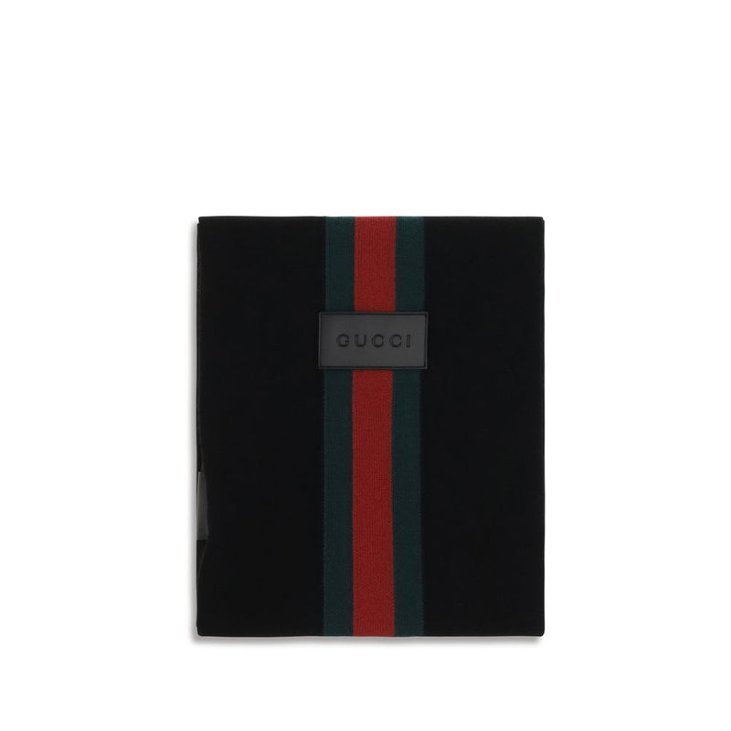 Gucci Black Wool Oves Aries Scarf