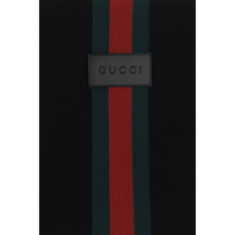 Gucci Black Wool Oves Aries Scarf
