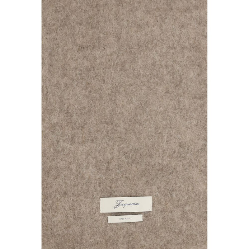 Jacquemus Beige Mohair Scarf
