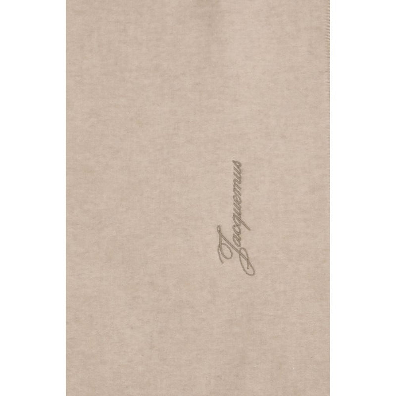 Jacquemus Beige Wool Oves Aries Scarf