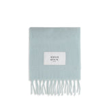 Maison Kitsuné Blue Polyamide Scarf
