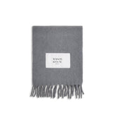 Maison Kitsuné Gray Alpaca Vicugna Pacos Scarf