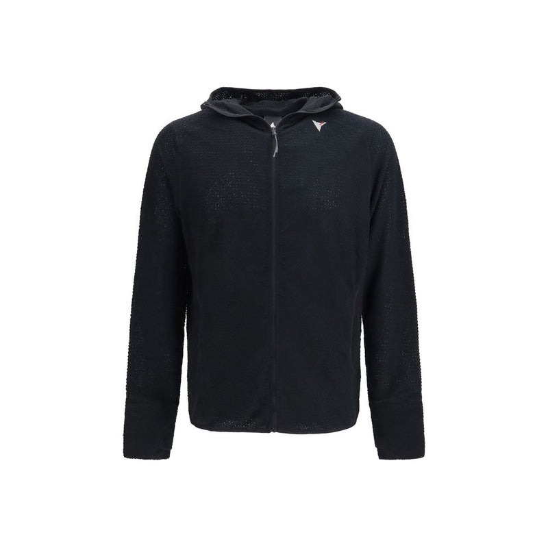 ROA Black Polyester Sweatshirt