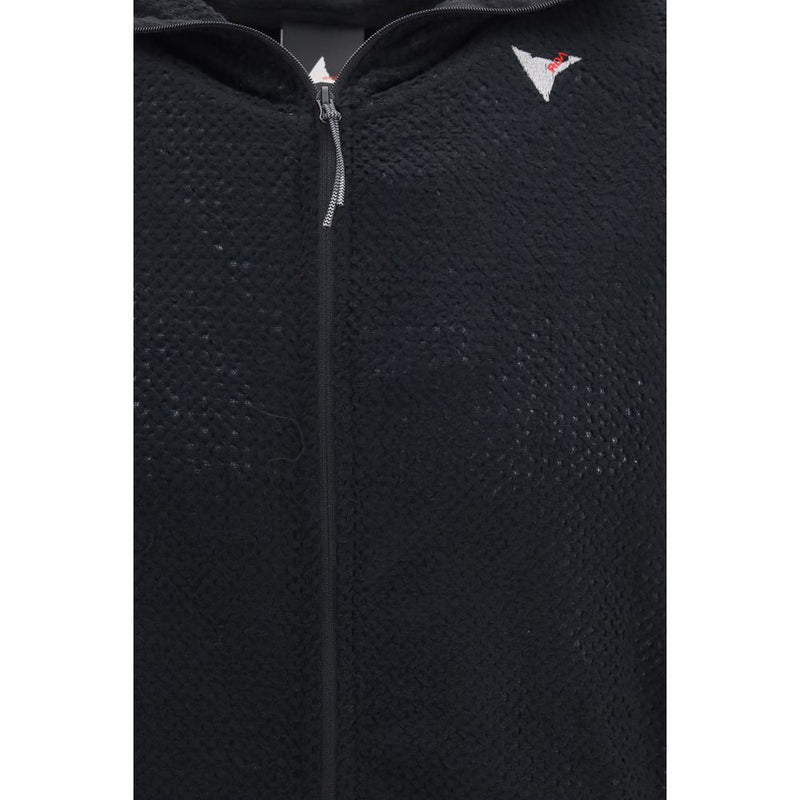 ROA Black Polyester Sweatshirt