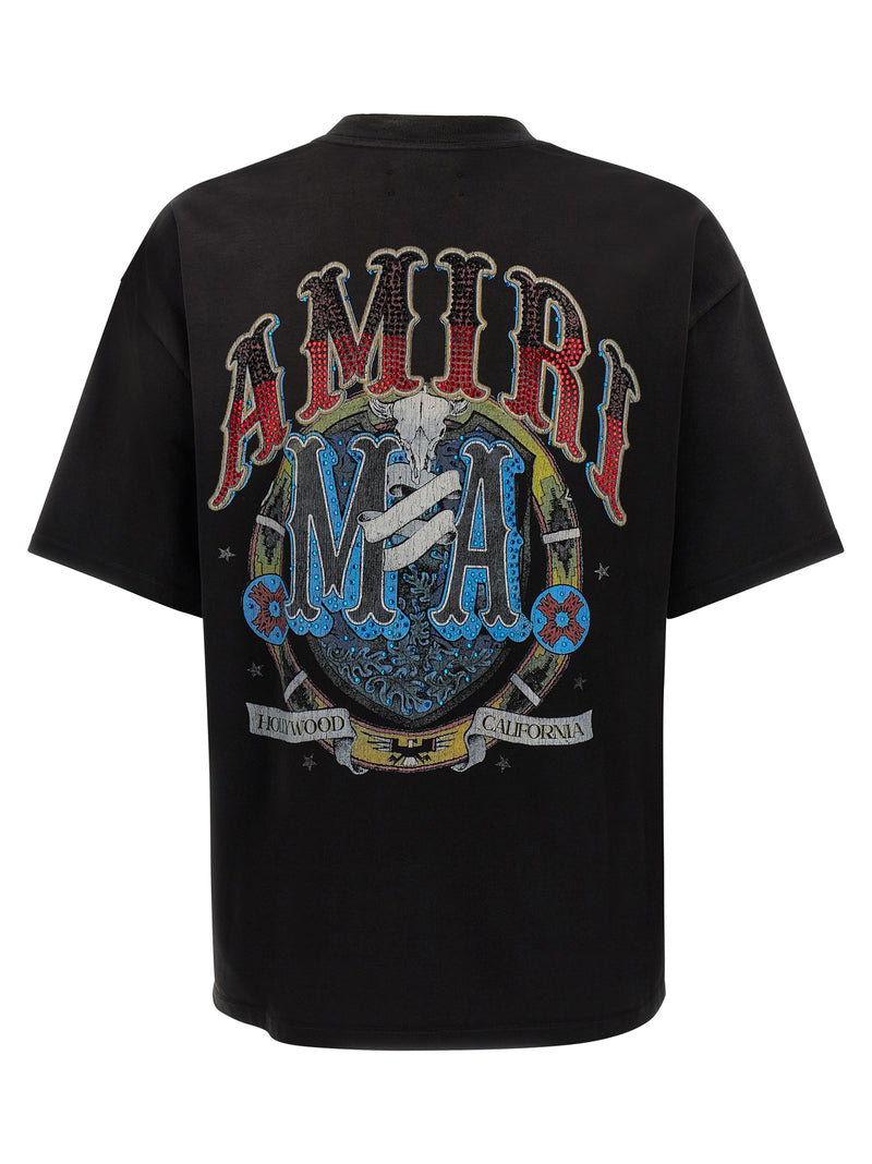 Amiri Black Cotton T-Shirt