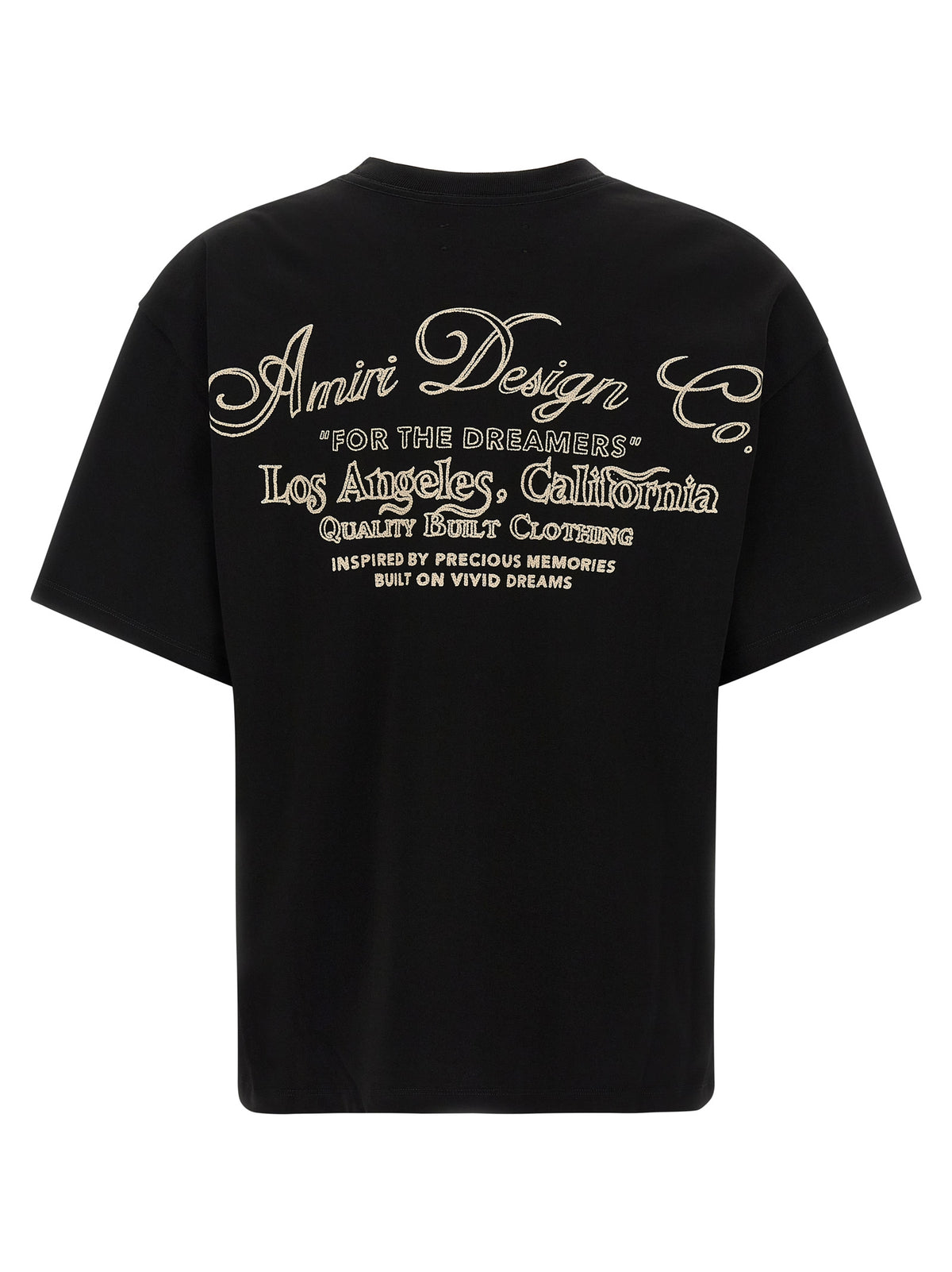 Amiri Black Cotton T-Shirt