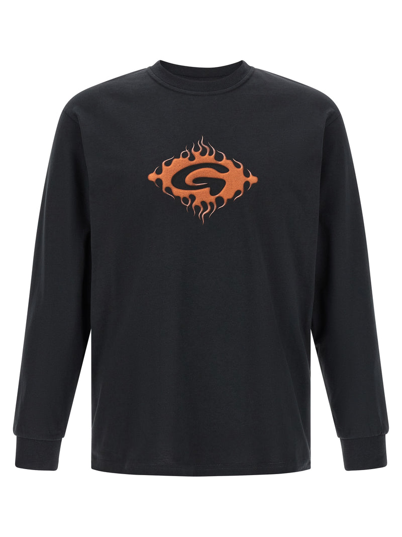 Gramicci Black Cotton T-Shirt
