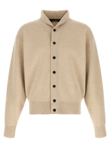 Jacquemus Beige Merino Wool Cardigan