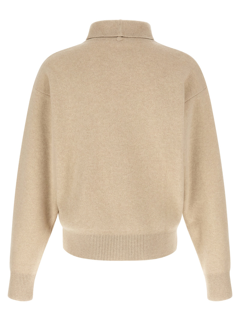 Jacquemus Beige Merino Wool Cardigan