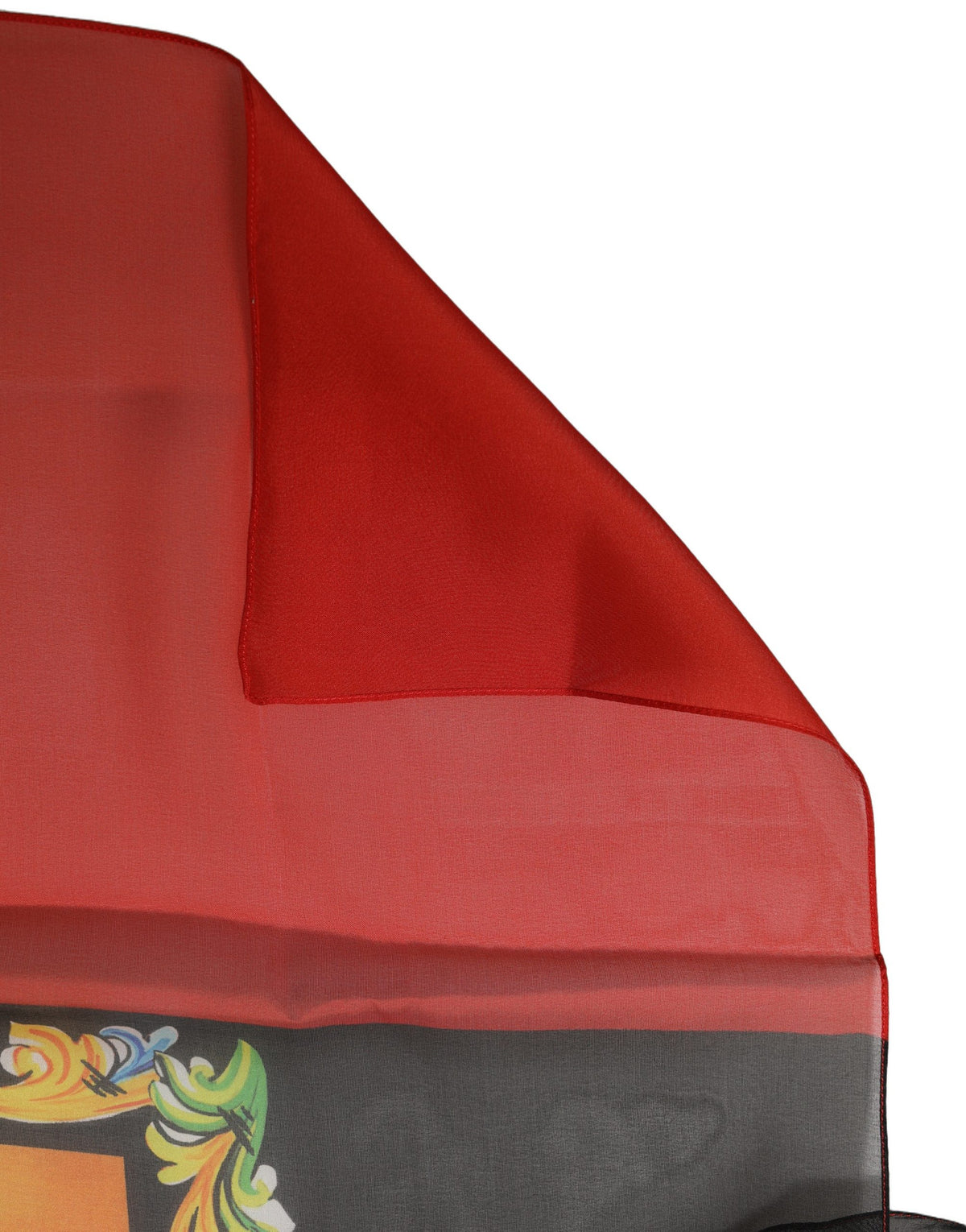 Dolce & Gabbana Multicolor Silk Printed Shawl Stole Scarf