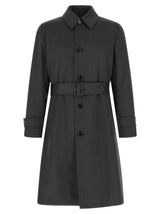 Lardini Gray Virgin Wool Coat